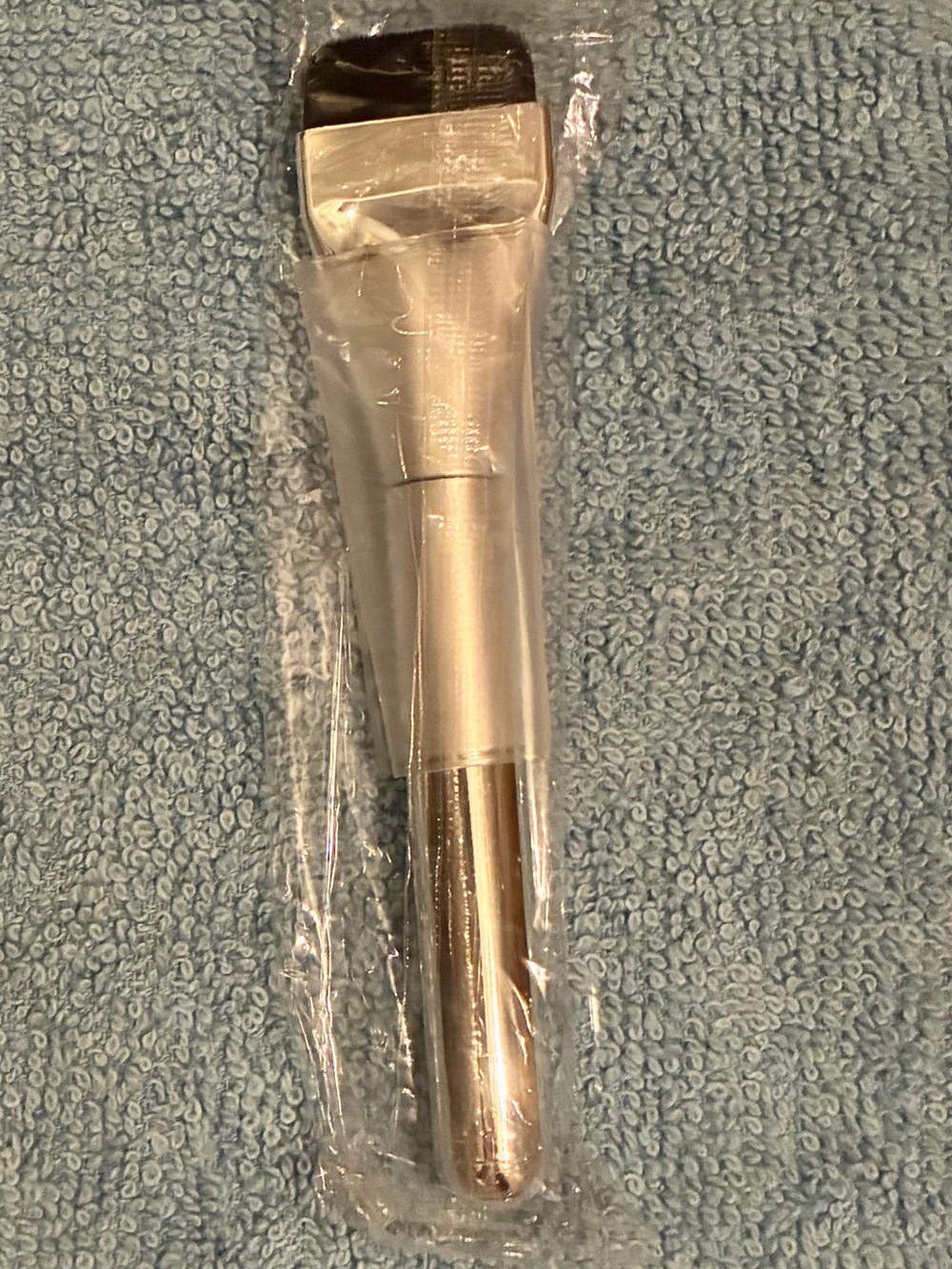 Silver Metallic Foundation Brush